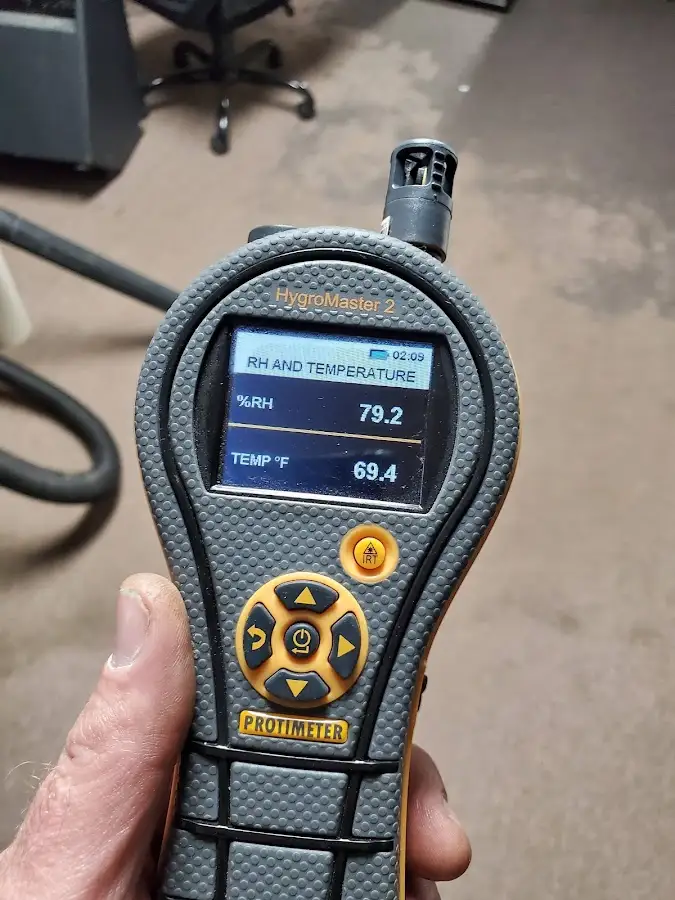 Moisture meter humidity assessment for Mold Remediation & Removal in Security-Widefield